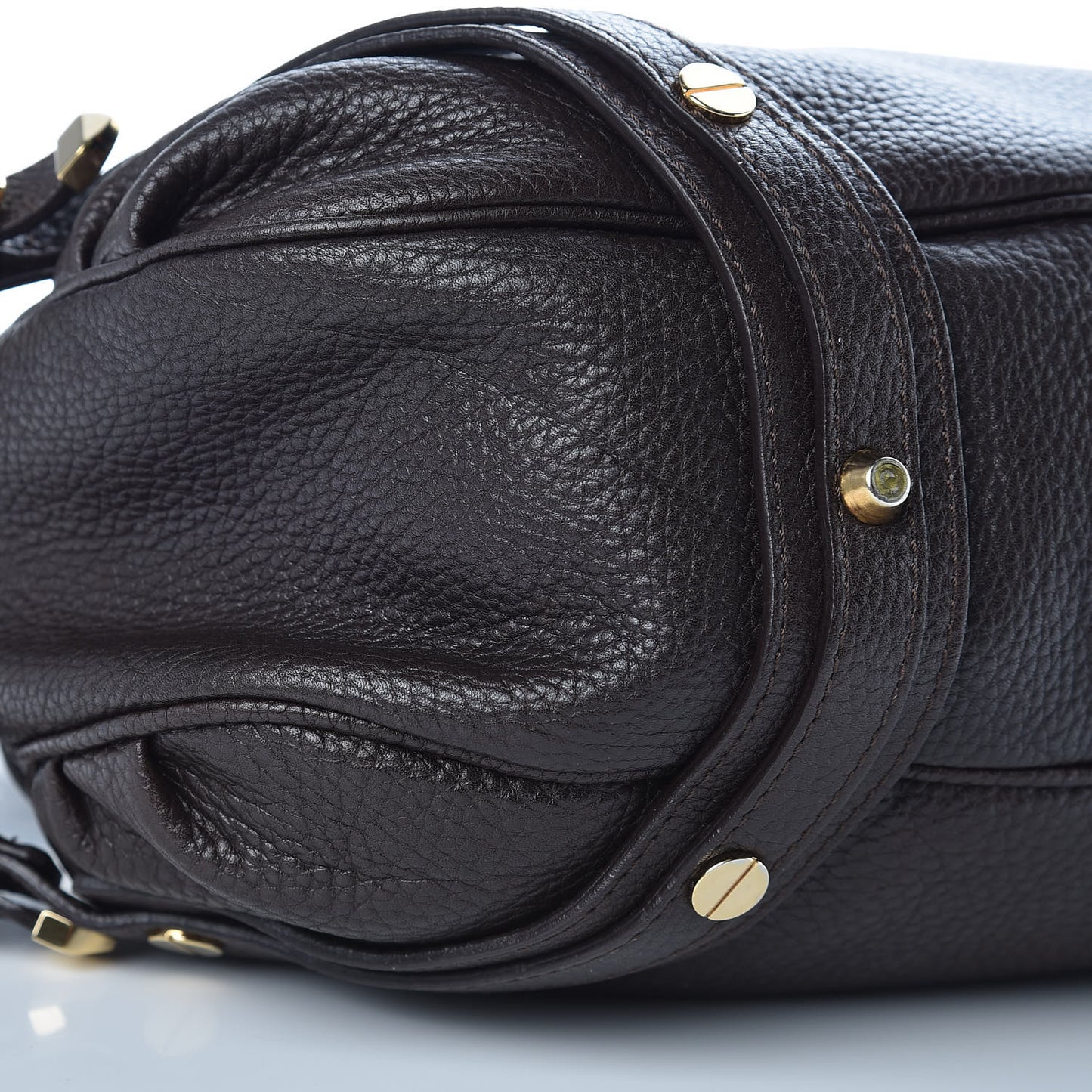 Calfskin Shoulder Bag Brown