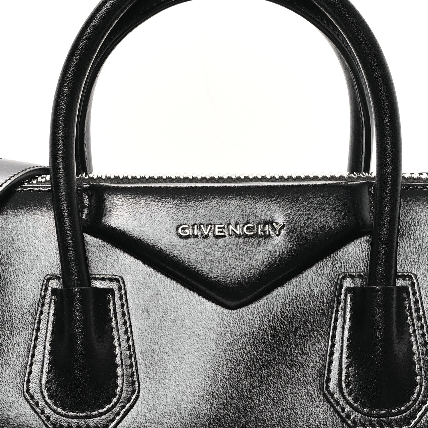 Givenchy Shiny Lord Calfskin Small Antigona Black 8 of 12