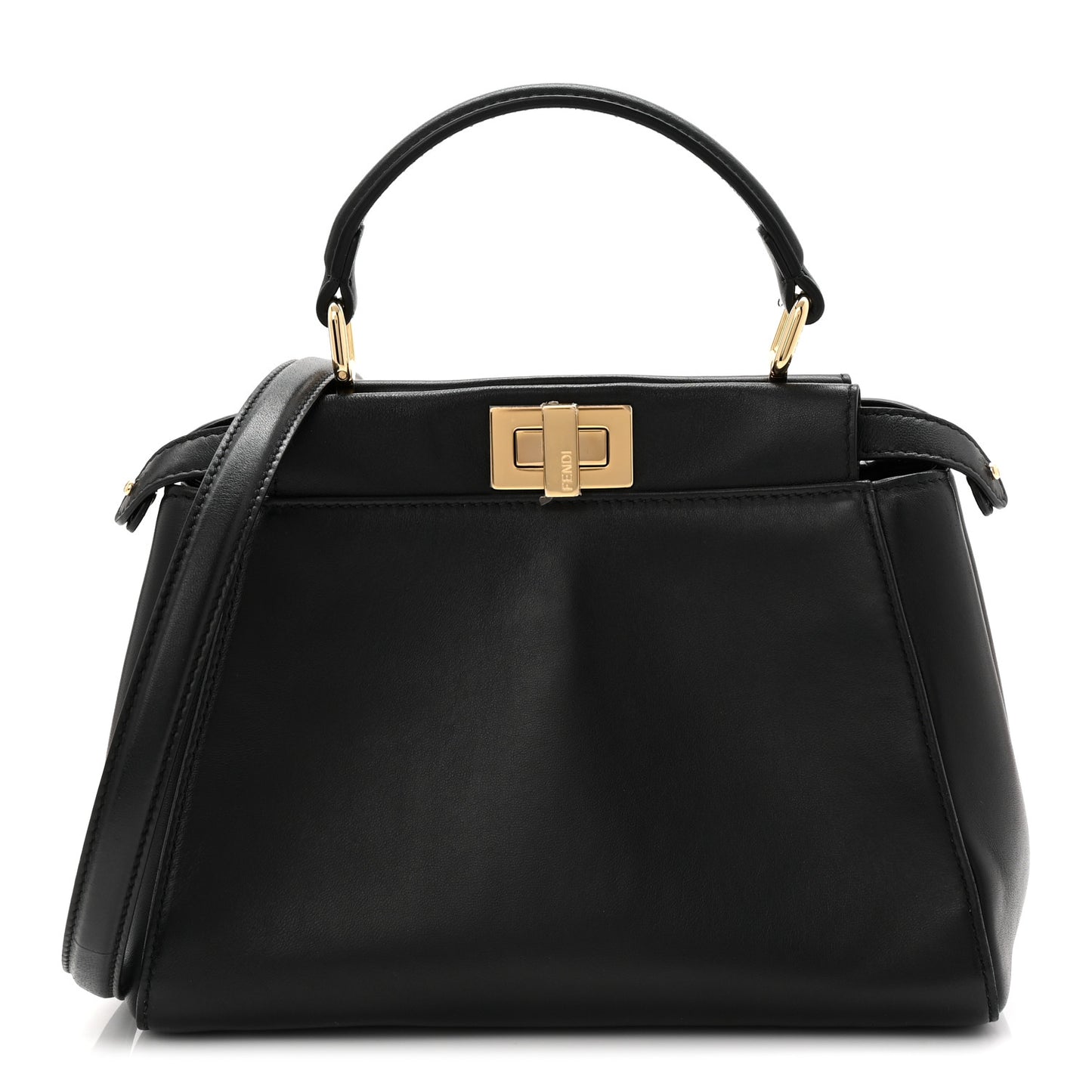 Nappa Mini Peekaboo Iconic Satchel Black