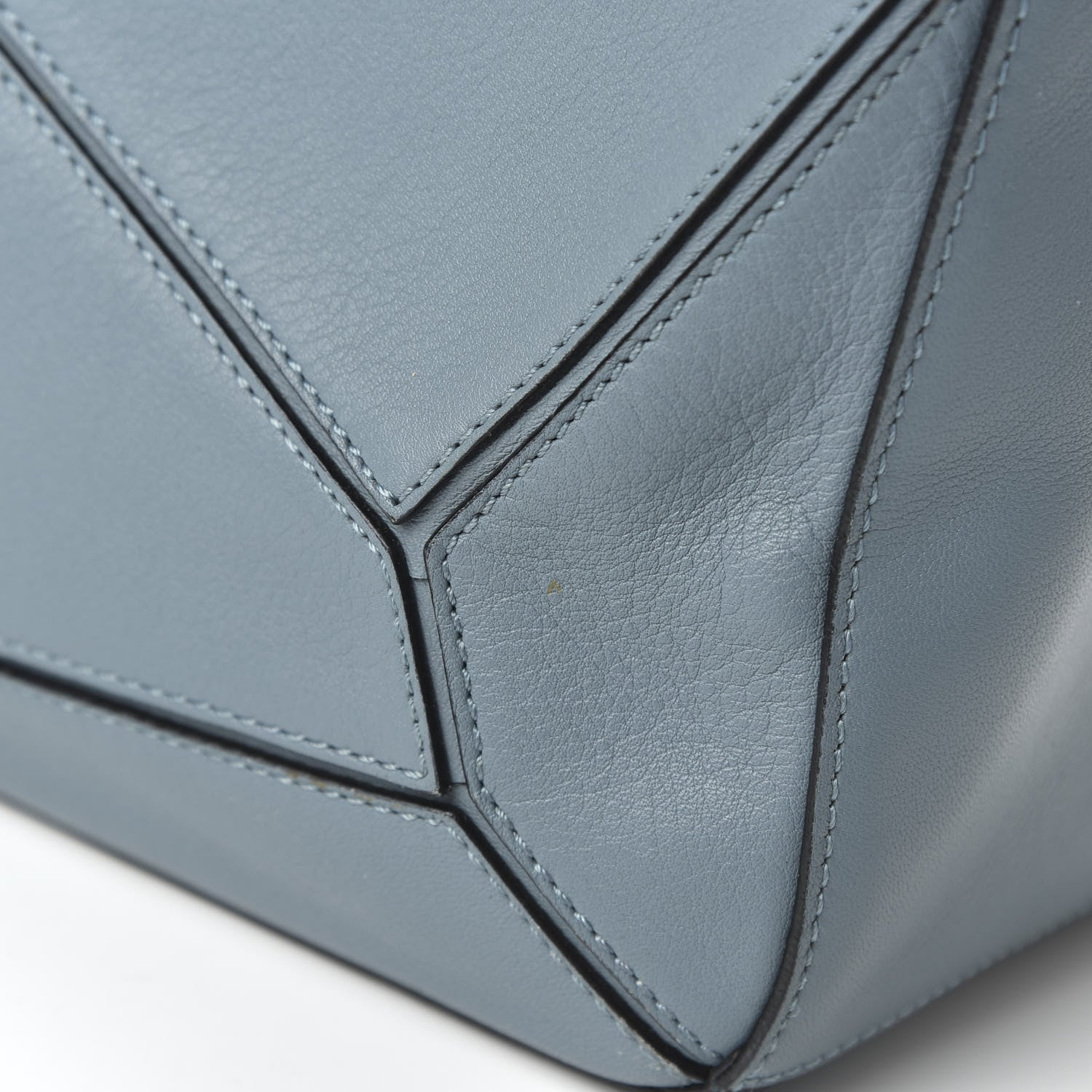 Loewe Calfskin Medium Puzzle Bag Stone Blue 10 of 11