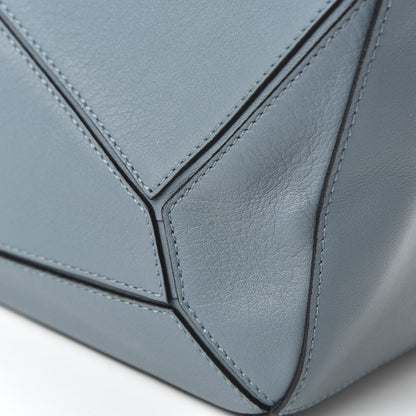 Loewe Calfskin Medium Puzzle Bag Stone Blue 10 of 11