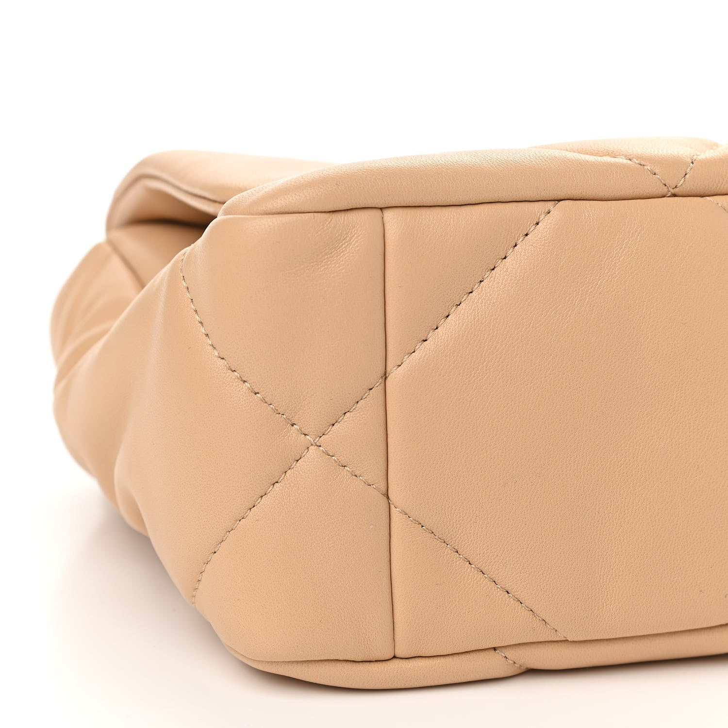 Chanel Lambskin Quilted Medium Chanel 19 Flap Dark Beige 9 of 11