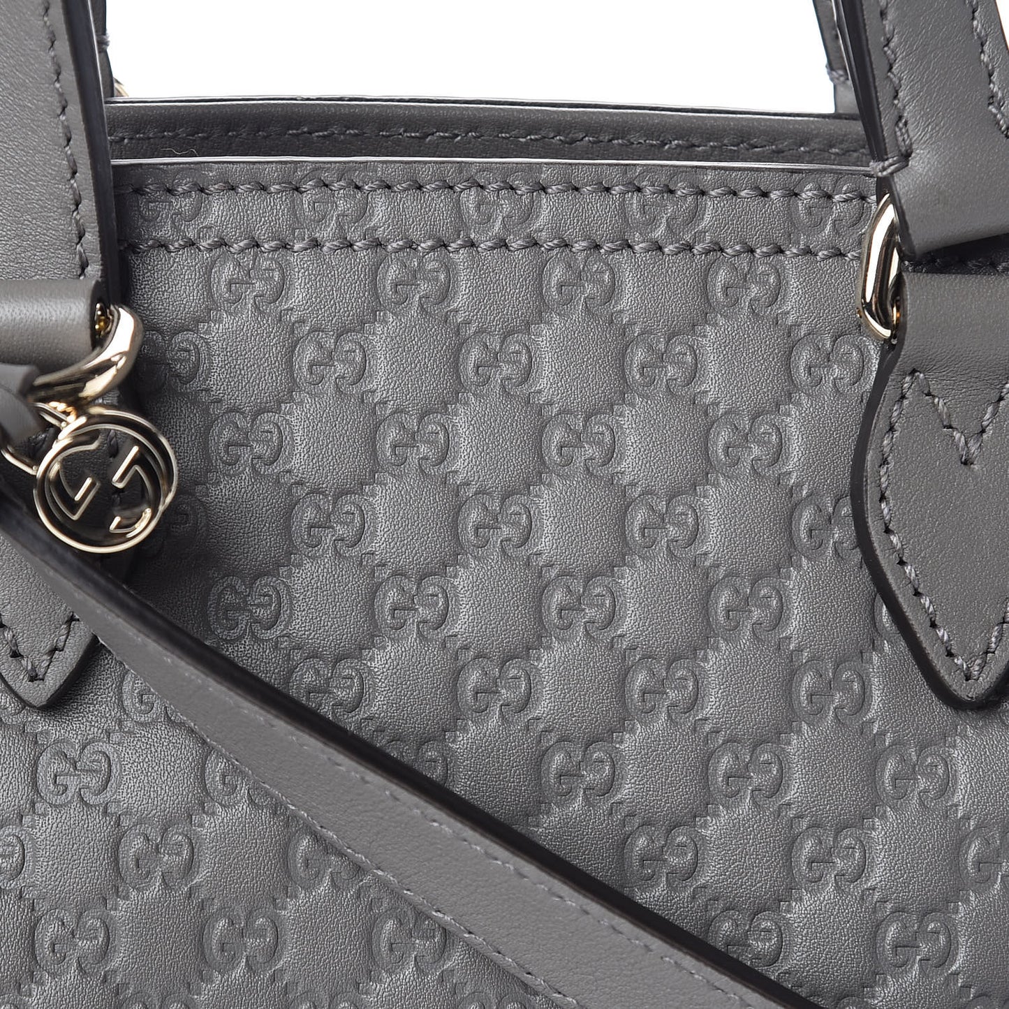 Microguccissima Small Bree Tote Graphite