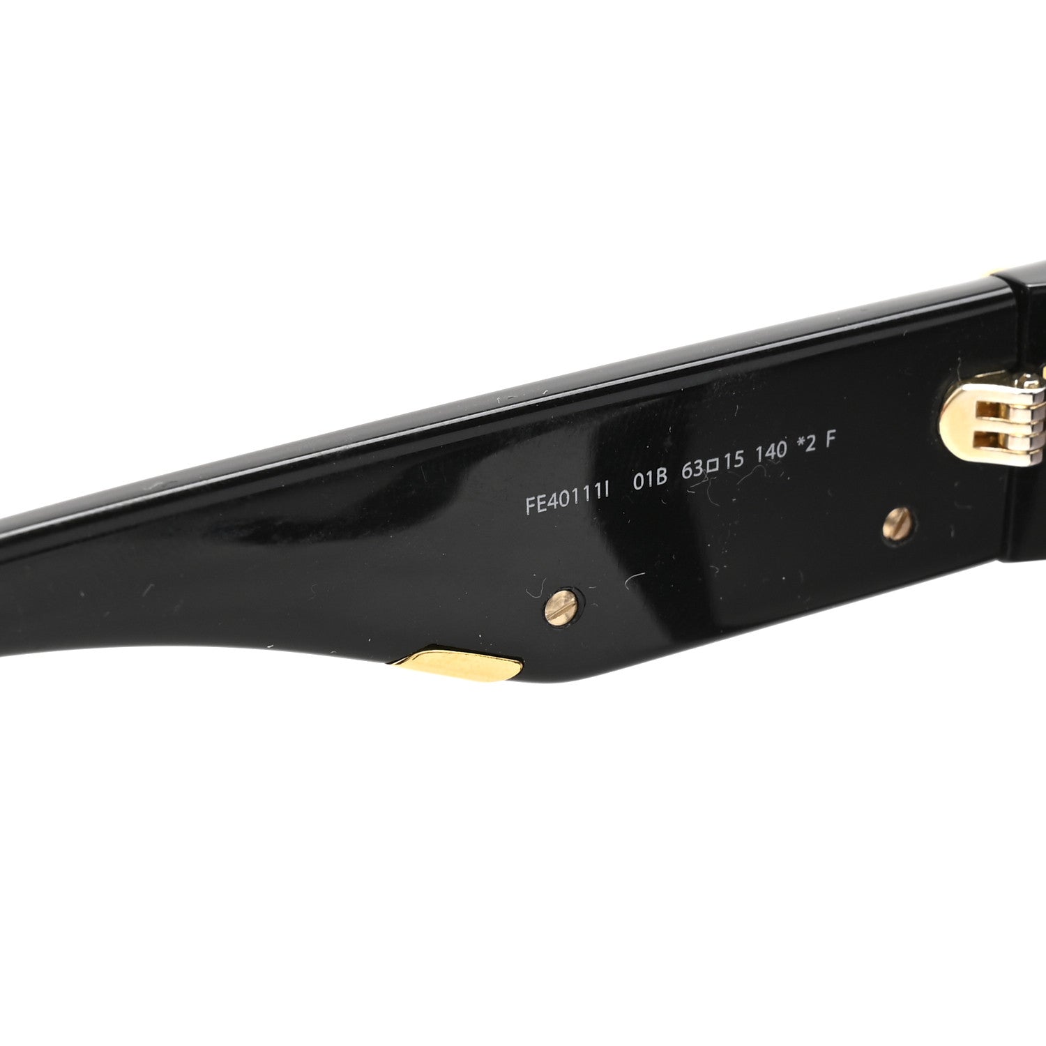 Fendi Acetate Sunglasses FE40111I Black 5 of 7