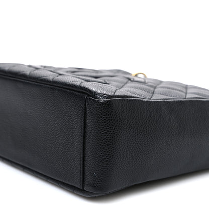 Chanel Caviar Quilted Petit Shopping Tote PST Black 10 of 10