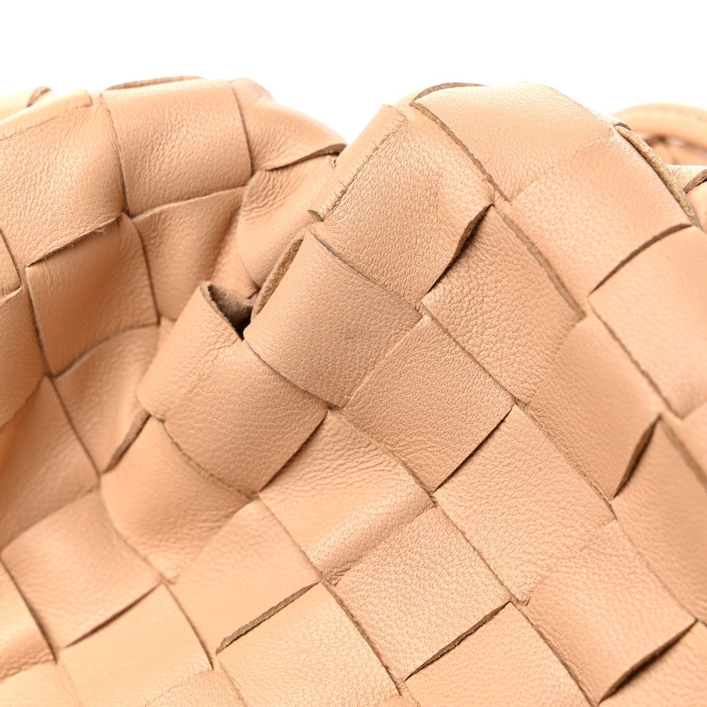 Nappa Intrecciato The Mini Pouch Almond