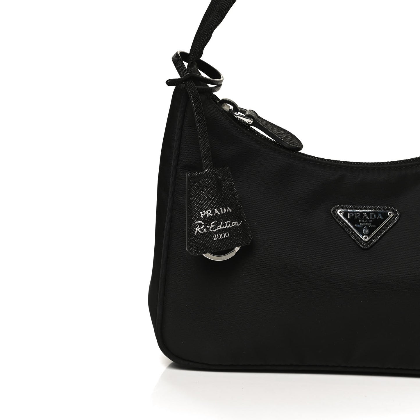 Tessuto Nylon Mini Re-Edition 2000 Bag Black