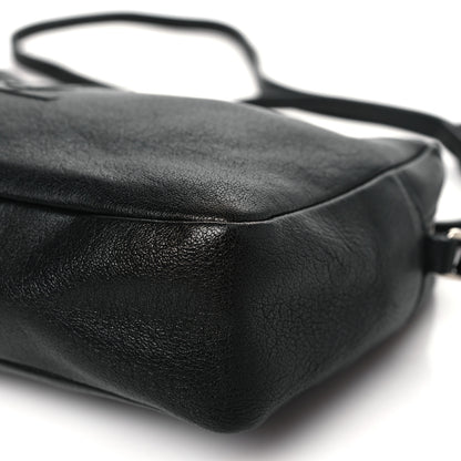 Saint Laurent Lambskin Monogram Small Lou Camera Bag Black 9 of 10