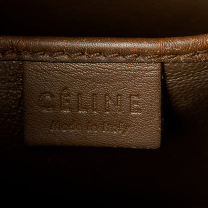 Celine Textured Calfskin Suede Nano Tri-Color Luggage Cream 6 of 11