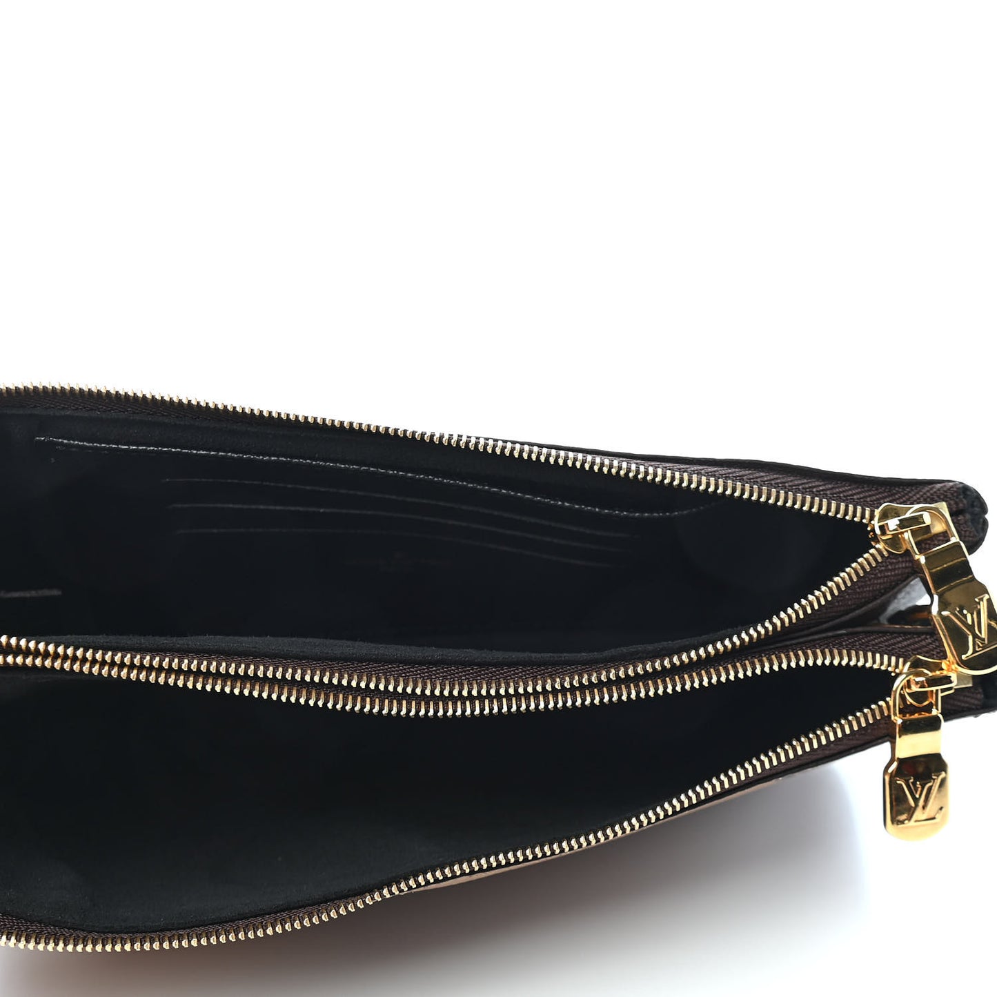 Reverse Monogram Giant Double Zip Pochette