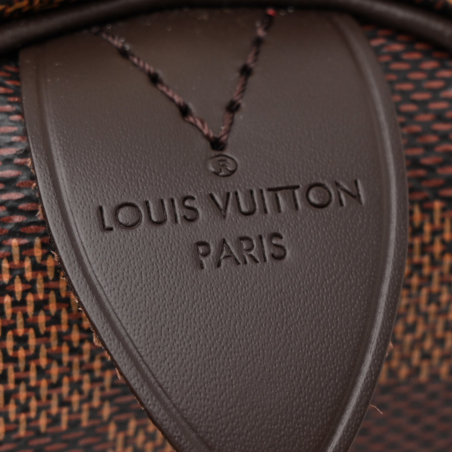 Louis Vuitton Damier Ebene Speedy 25 6 of 9