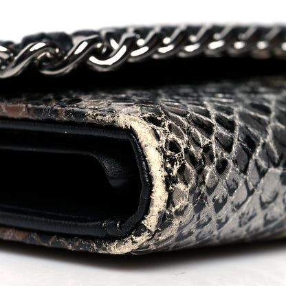 Stella McCartney Snake Embossed Phone Holder Crossbody Black Multicolor 8 of 11