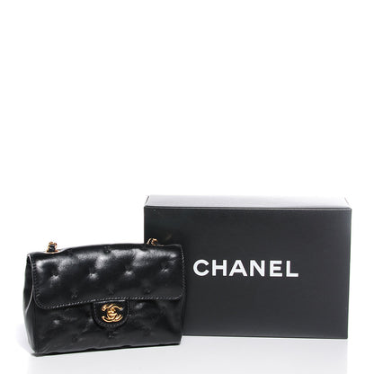 Chanel Lambskin Stitched Mini Flap Black 8 of 8