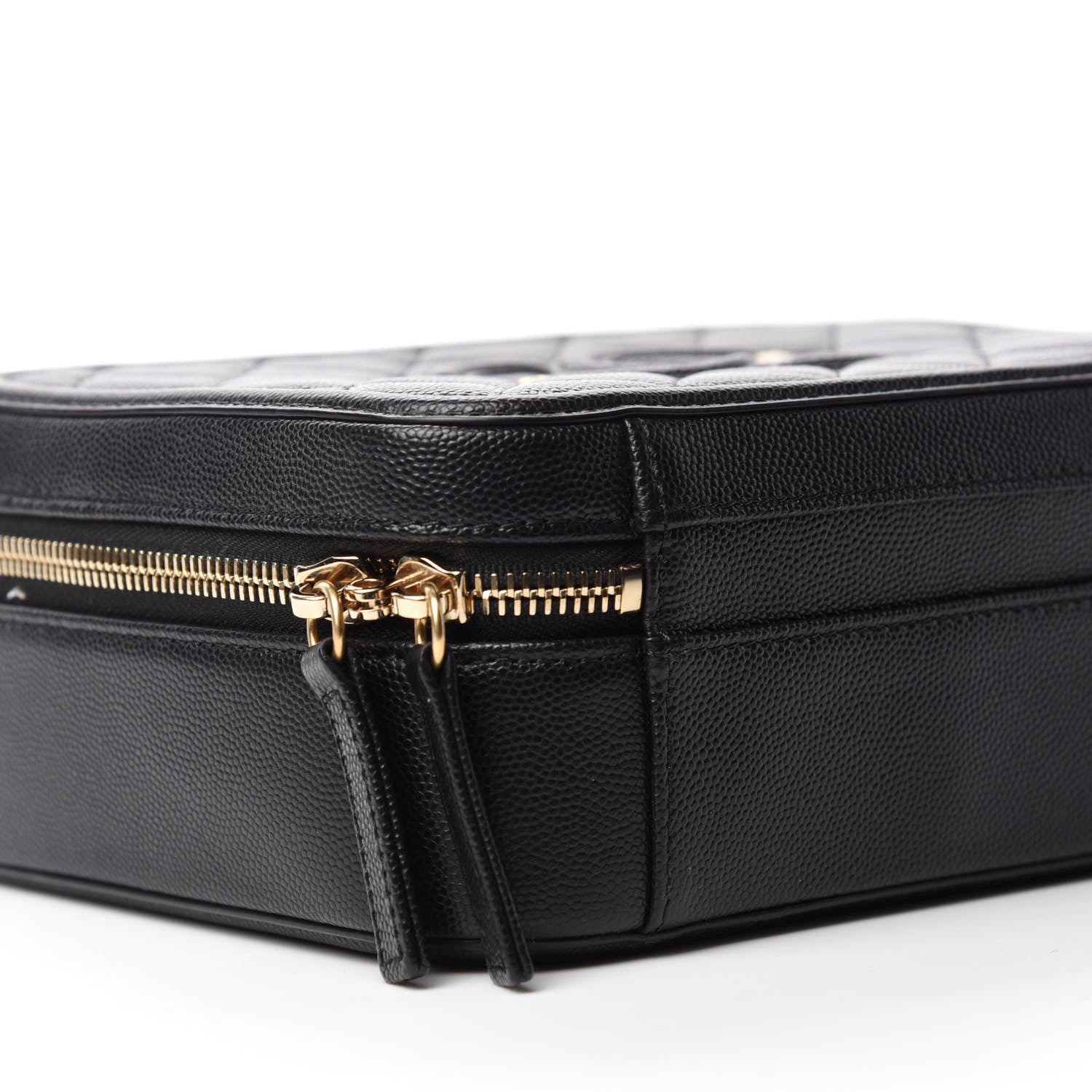 Chanel Caviar Quilted Medium CC Filigree Vanity Case Black 6 of 11