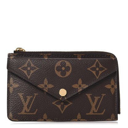 Louis Vuitton Monogram Recto Verso Card Holder Black 1 of 10