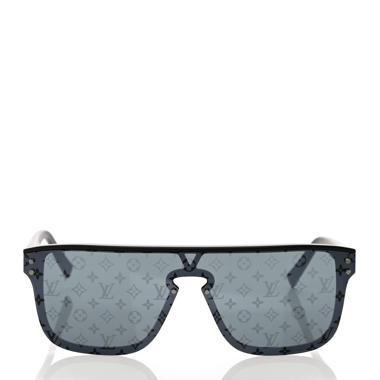 Louis Vuitton Acetate LV Waimea Square Sunglasses Z1082W Black 2 of 9