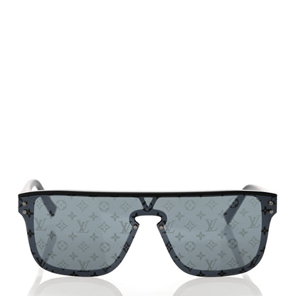 Louis Vuitton Acetate LV Waimea Square Sunglasses Z1082W Black 2 of 9