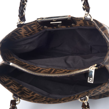 Fendi Zucca Mia Tote Tobacco 5 of 11