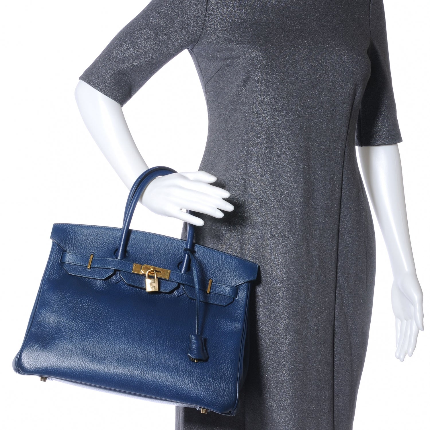 Hermes Ardennes Birkin 35 Brighton Bleu 2 of 9