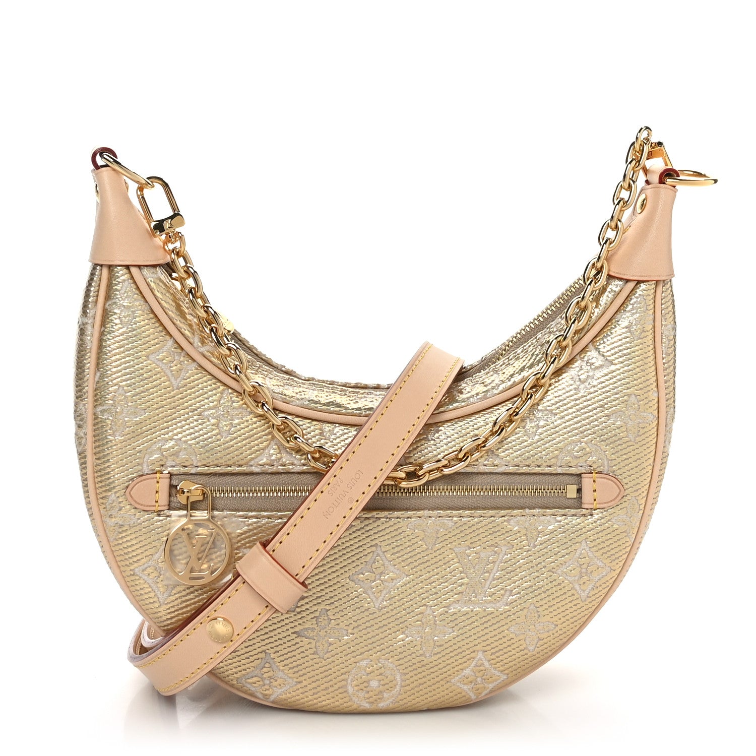 Louis Vuitton Monogram Jacquard Loop Gold 1 of 8