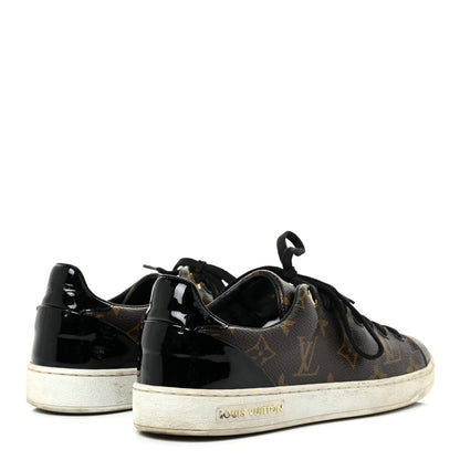 Louis Vuitton Patent Monogram Frontrow Sneakers 35.5 5 of 21