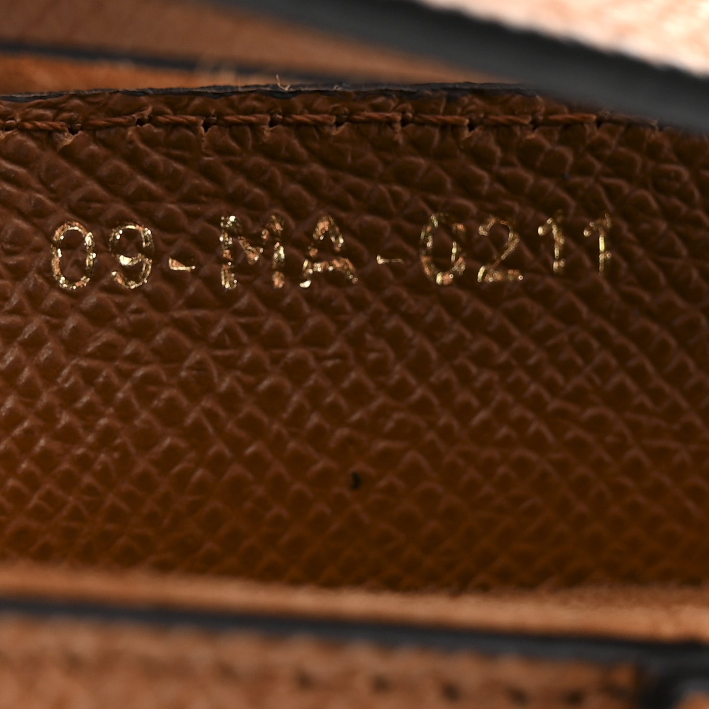 Grained Calfskin Saddle Bag Golden Saddle