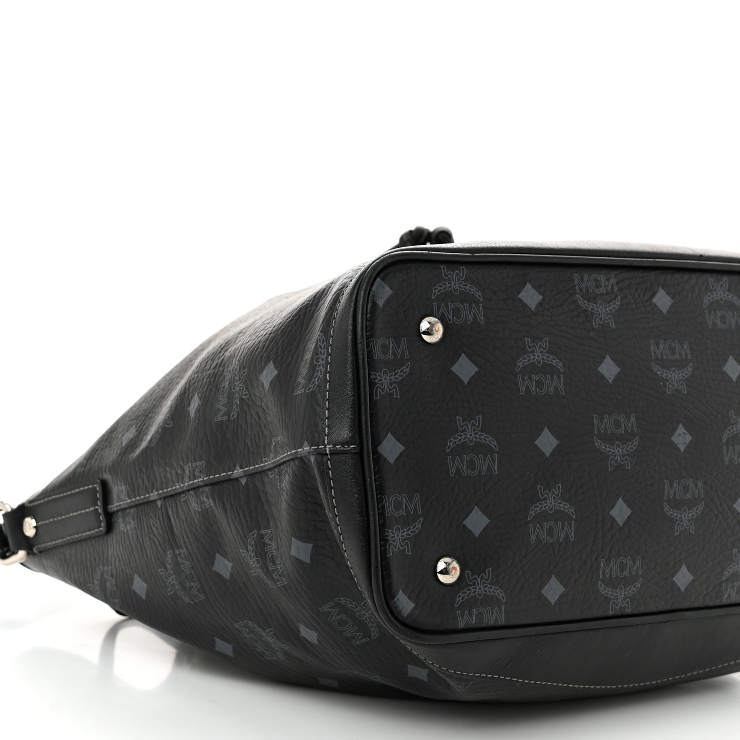 Visetos Drawstring Bucket Bag Black