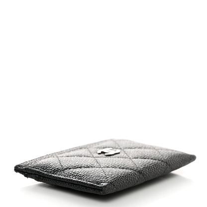 Chanel Caviar Quilted Card Holder Black 4 of 9