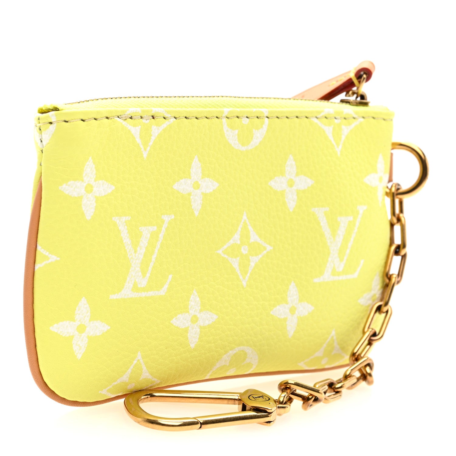 Louis Vuitton Calfskin Monogram P9 Pouch Lemonade Yellow 1 of 6