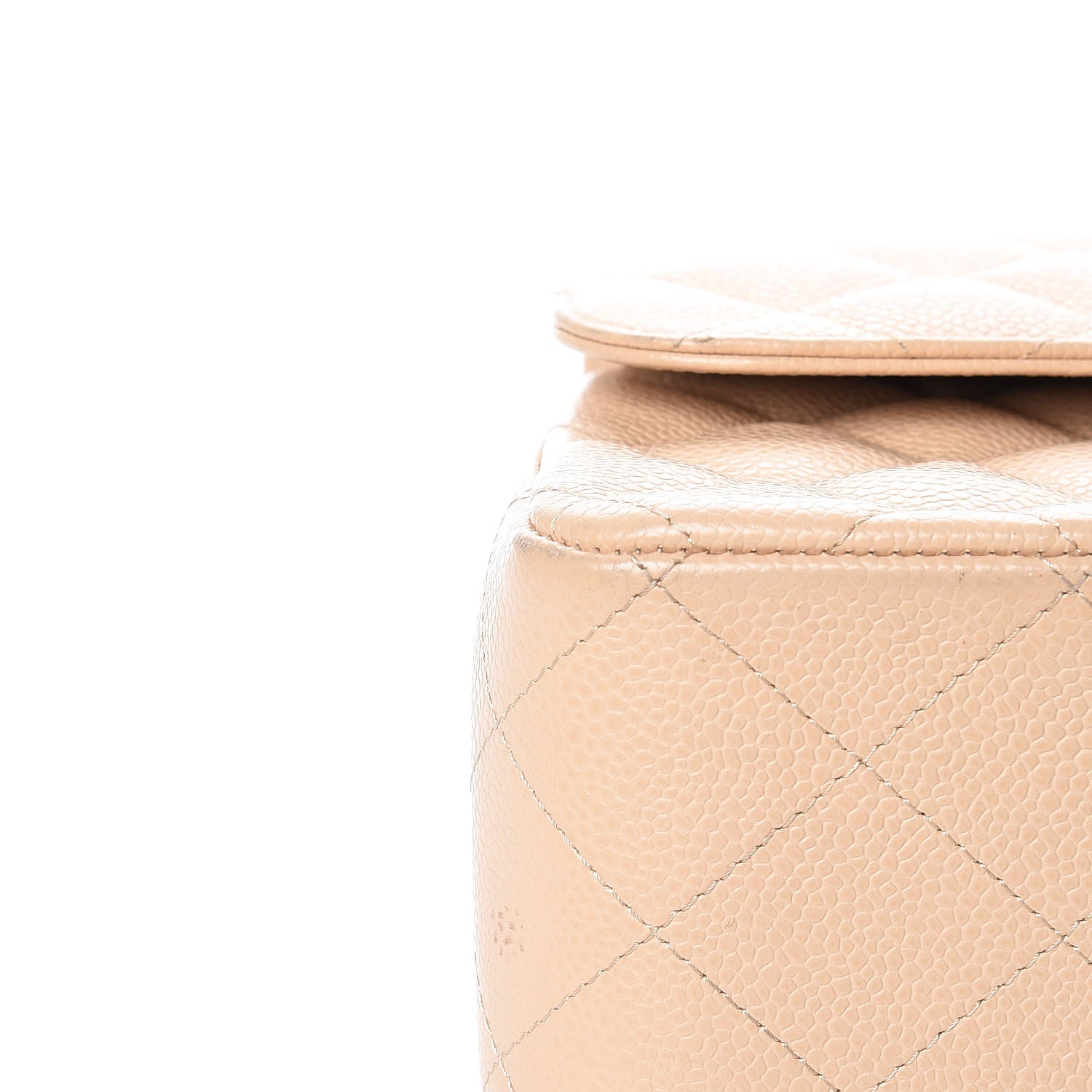 Chanel Caviar Quilted Jumbo Double Flap Beige Clair 14 of 18