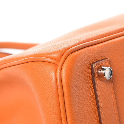 Hermes Epsom Birkin 35 Orange 41 of 49