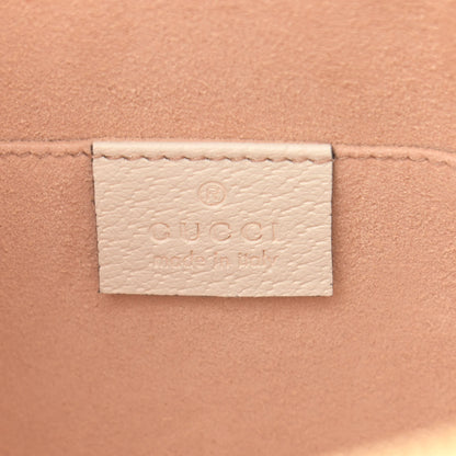 Gucci Textured Dollar Calfskin Web Small Ophidia Dome Shoulder Bag Mystic White 6 of 10