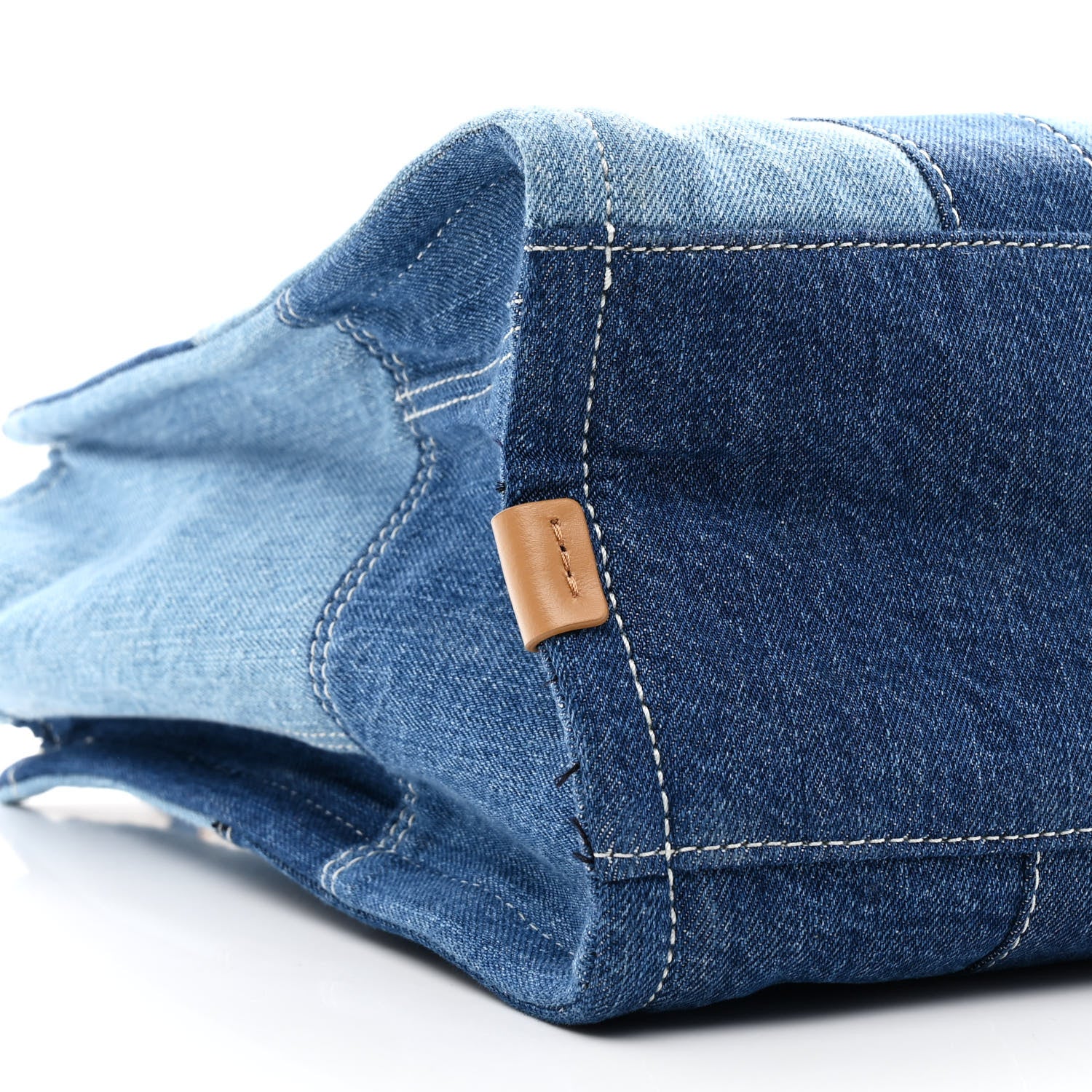 Marc Jacobs Denim Canvas Large The Tote Bag Blue 10 of 14