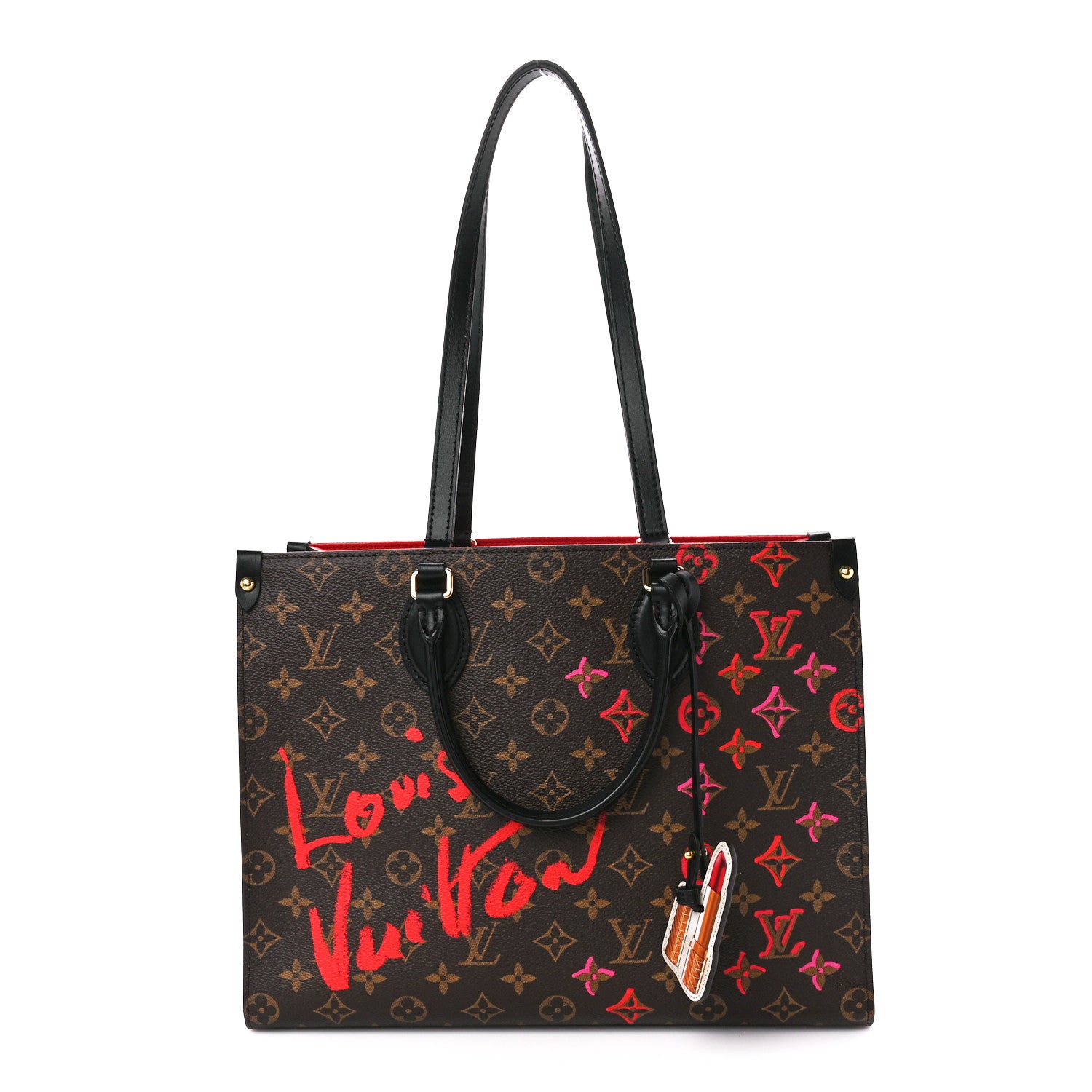 Louis Vuitton Monogram Fall In Love Onthego MM 1 of 15