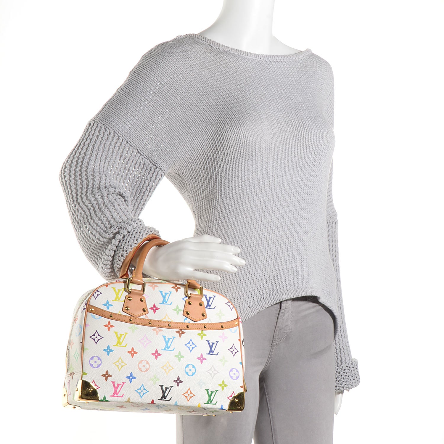 Louis Vuitton Monogram Multicolor Trouville White 2 of 7