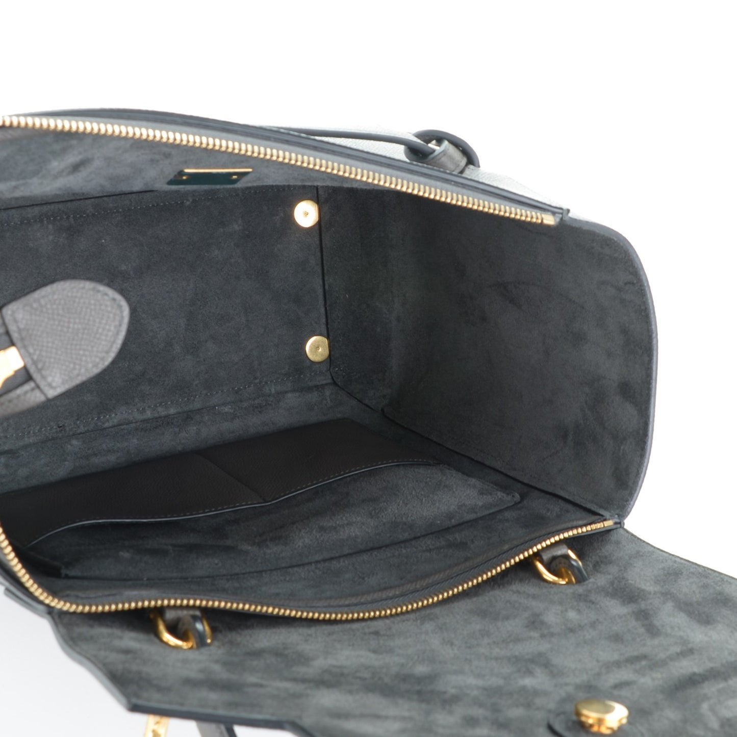 Grained Calfskin Mini Belt Bag Grey
