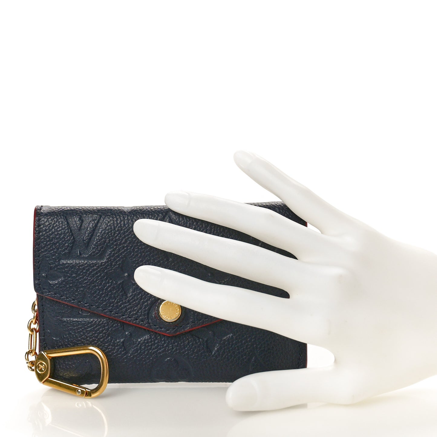 LOUIS VUITTON Empreinte Key Pouch Marine Rouge