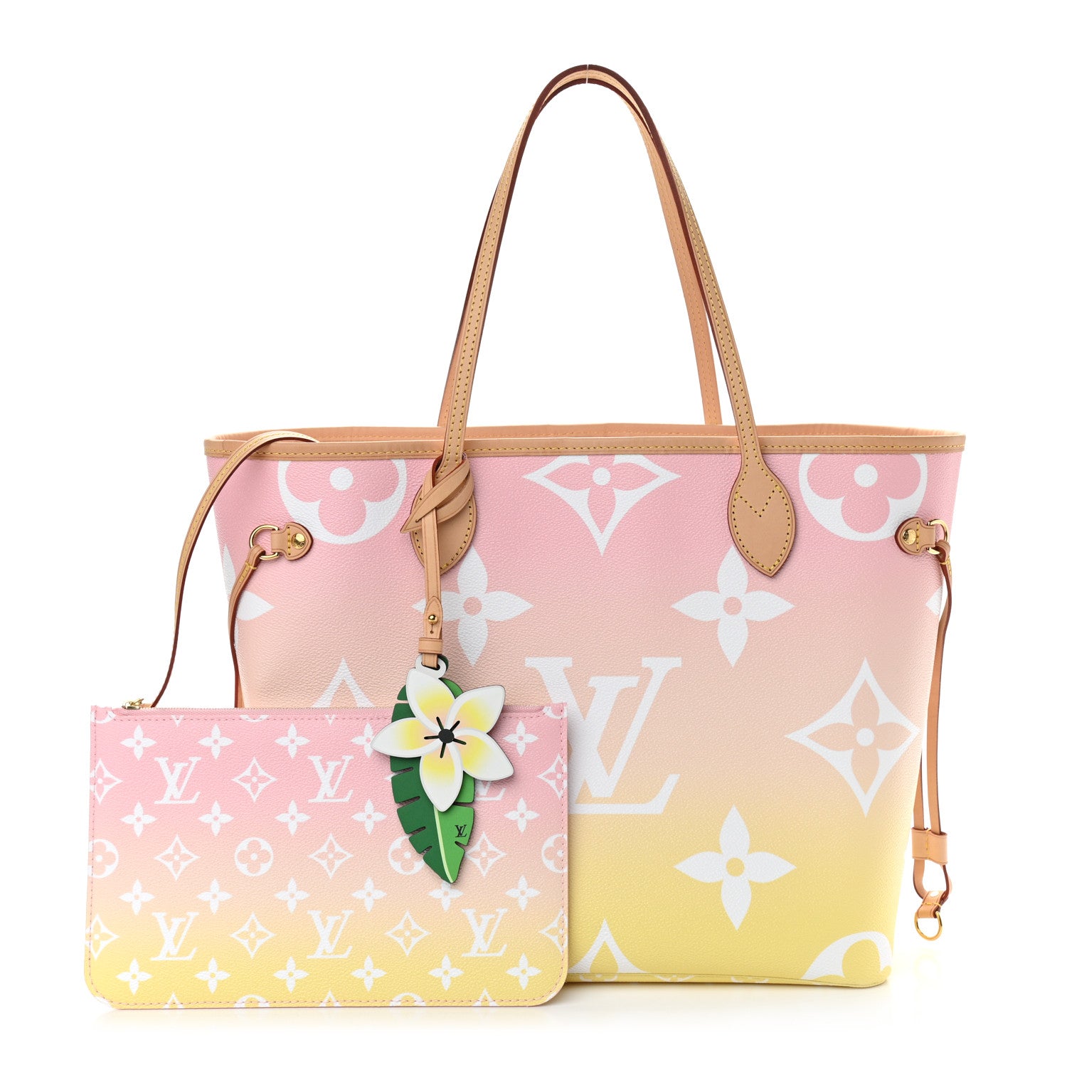 Louis Vuitton Monogram Giant By The Pool Neverfull MM Light Pink 1 of 12