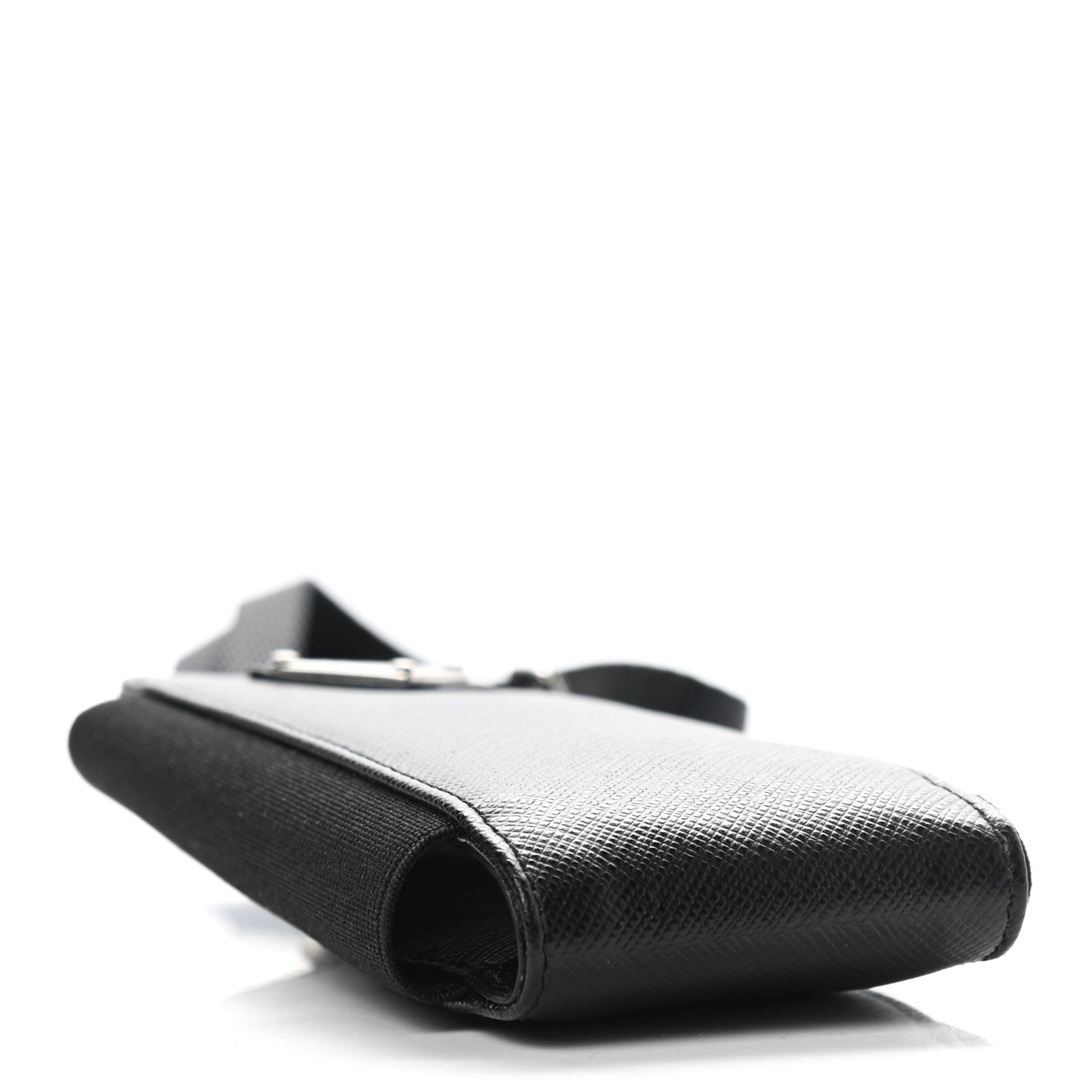 Prada Saffiano Phone Case Pouch Black 4 of 6