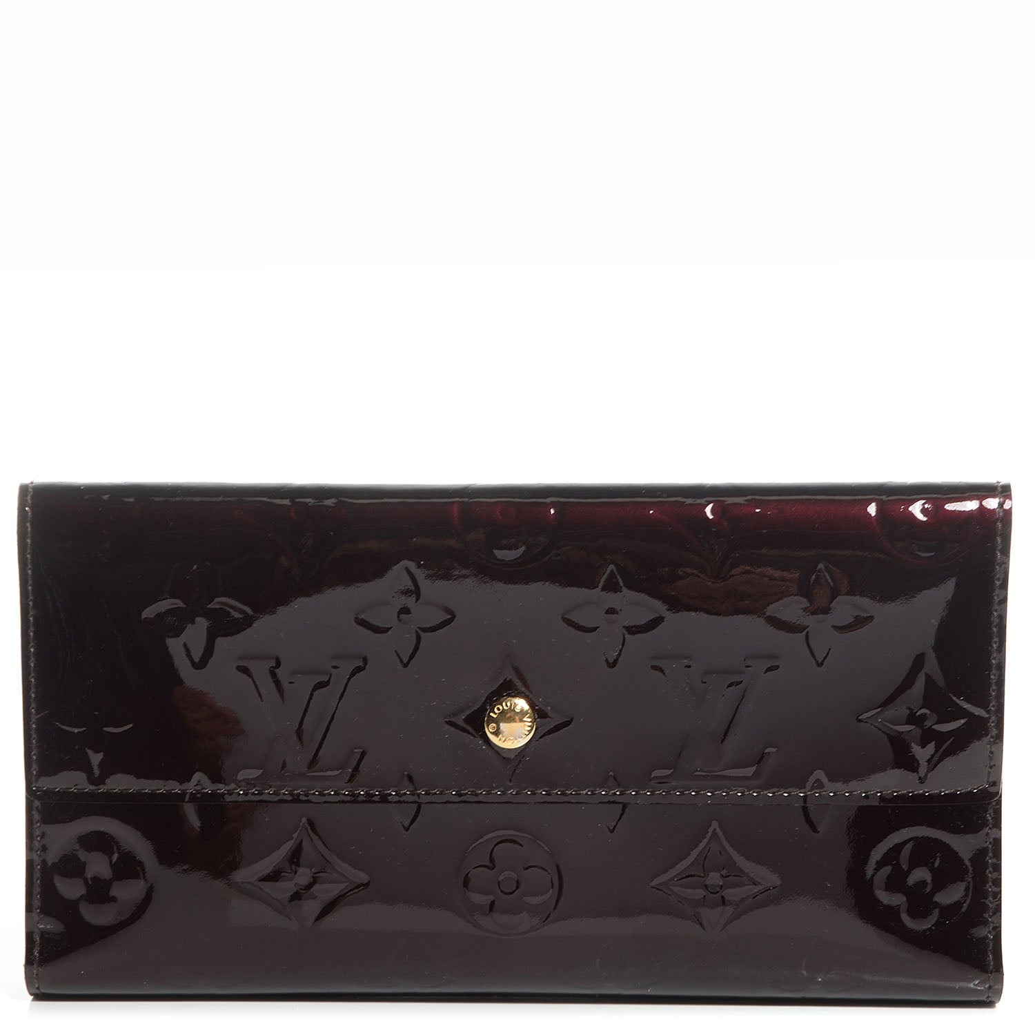 Louis Vuitton Vernis Porte Tresor International Wallet Amarante 1 of 8