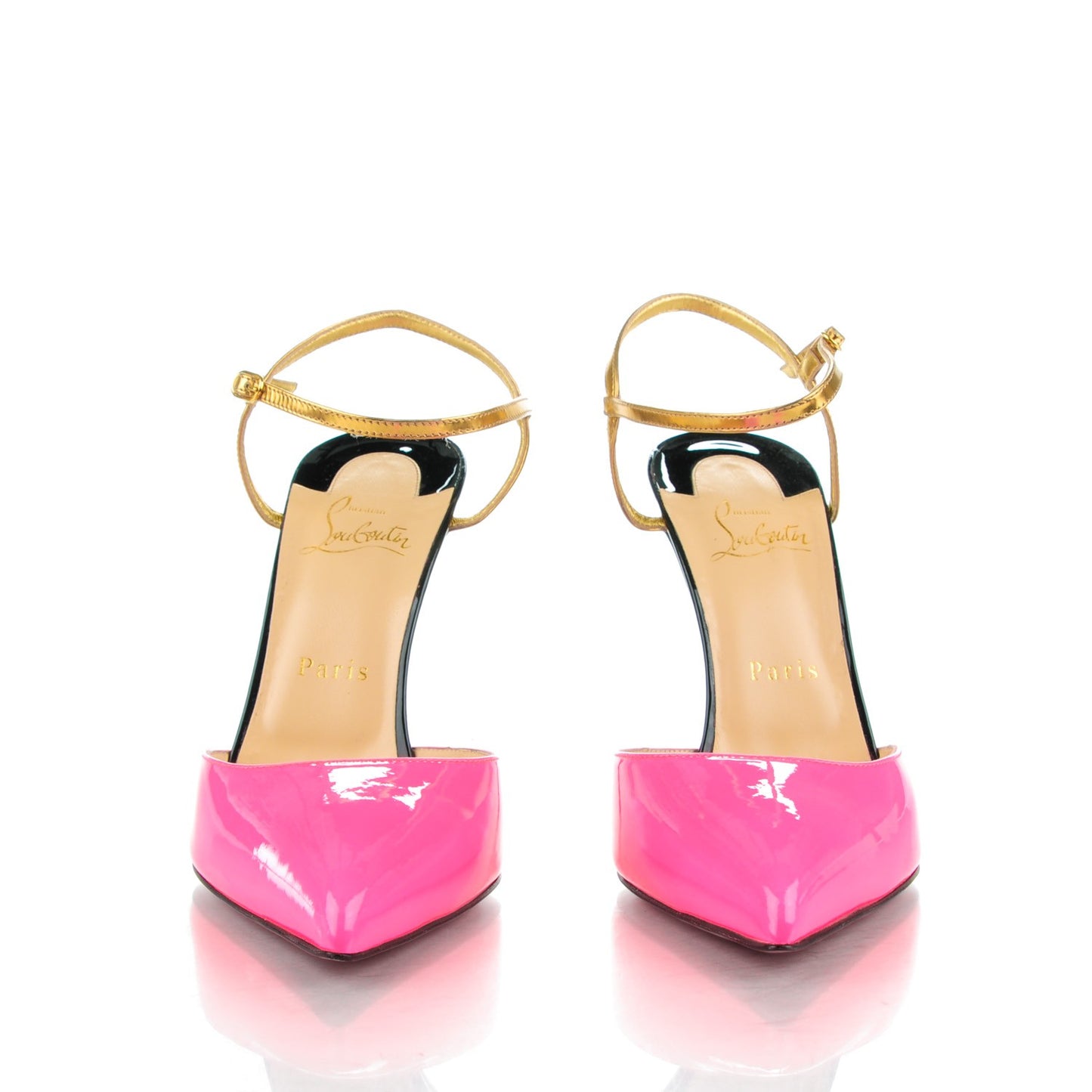 Patent Specchio Rivierina 100 Pumps 39 Shocking Pink