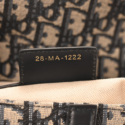 Christian Dior Oblique Saddle Bag With Strap Blue 7 of 11