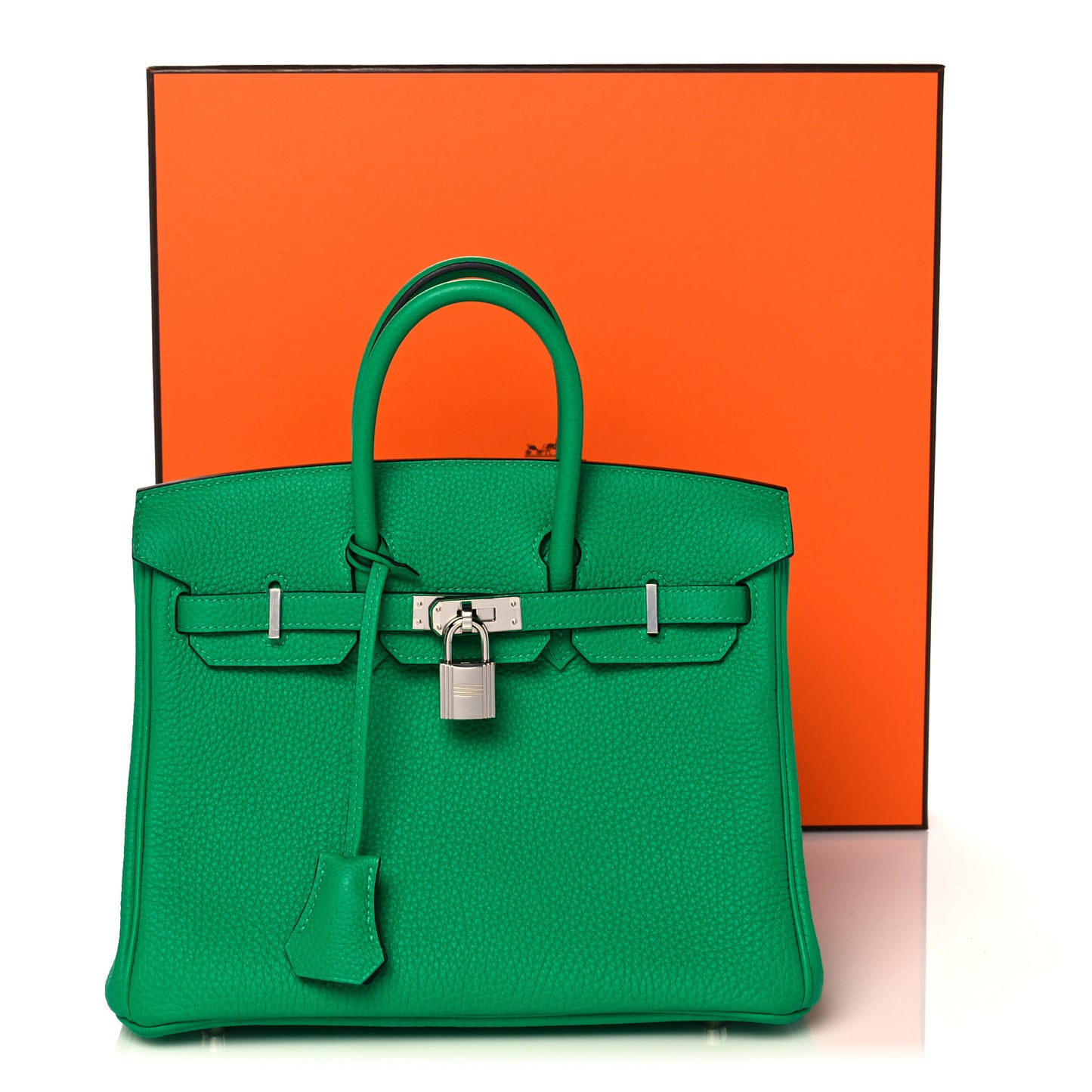 Togo Verso Birkin 25 Menthe Vert Bosphore