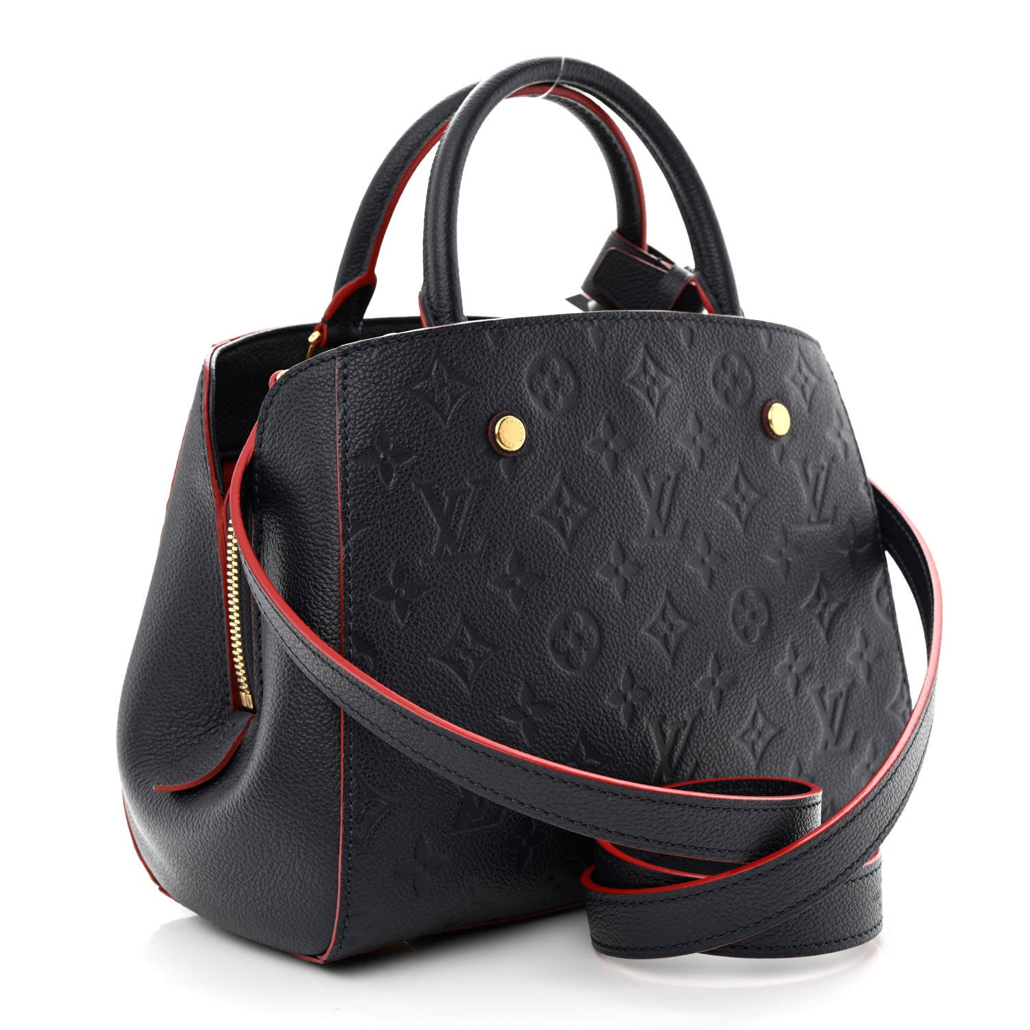 Louis Vuitton Empreinte Montaigne BB Marine Rouge 3 of 10