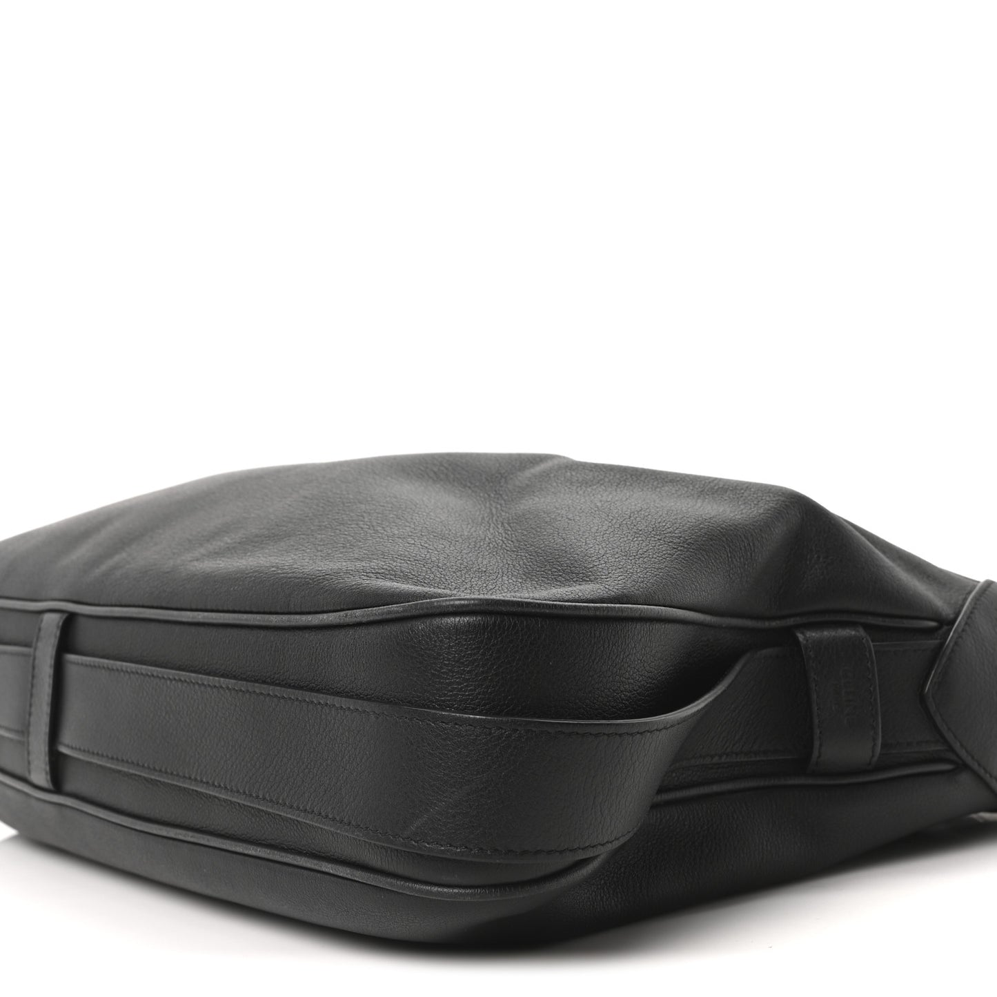 Supple Calfskin Weekend Romy Shoulder Bag Black