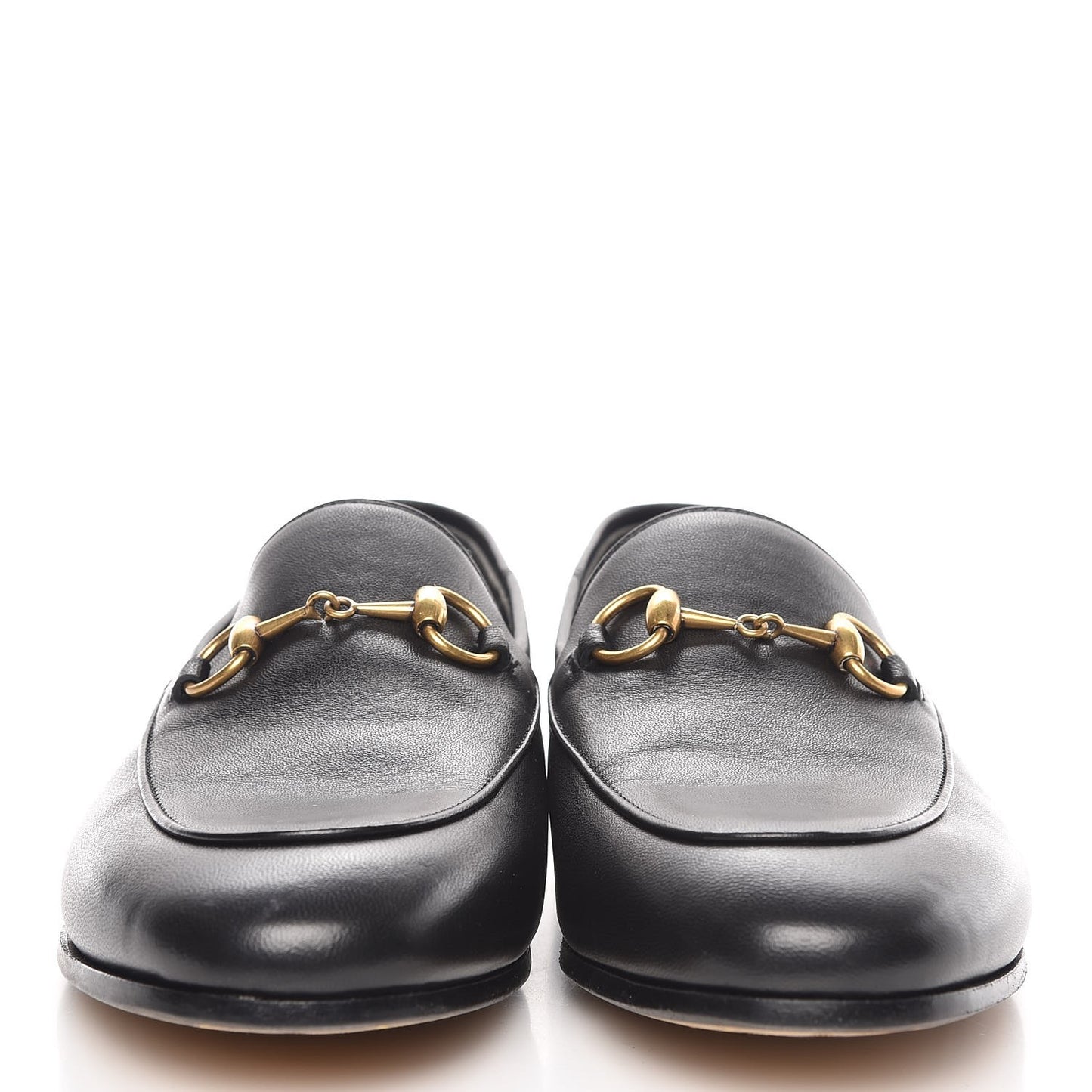 Lambskin Womens Brixton Horsebit Loafers 36.5 Black