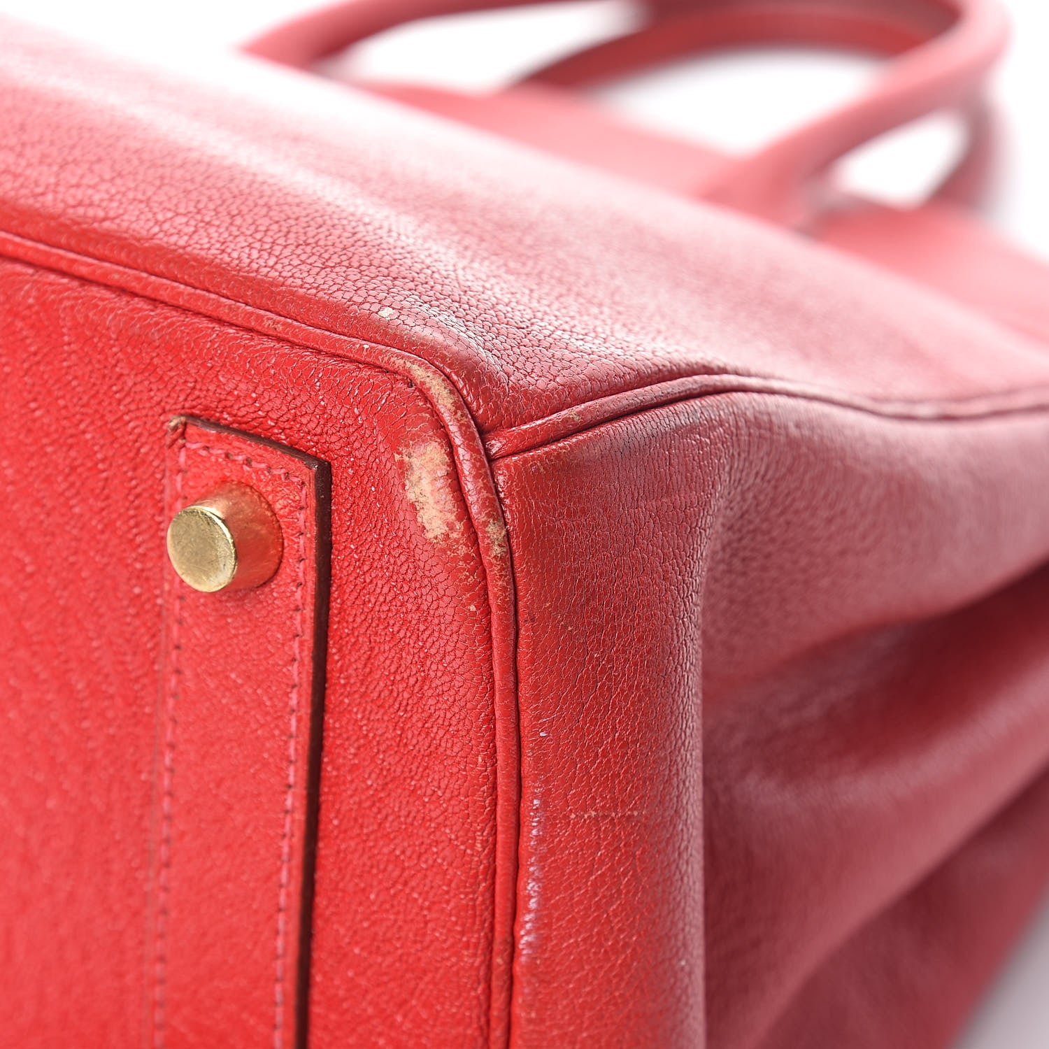 Hermes Chevre Mysore HAC Birkin 32 Rouge Vif 37 of 42