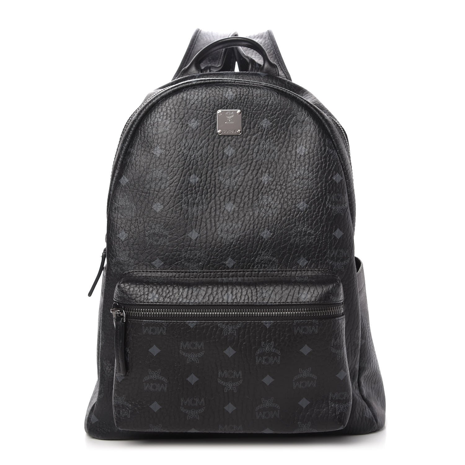 MCM Visetos Medium Stark Backpack Black 1 of 9