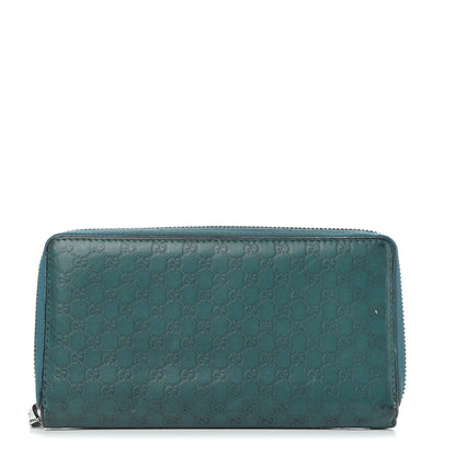 Gucci Microguccissima Zip Around Wallet Deep Cobalt 1 of 8