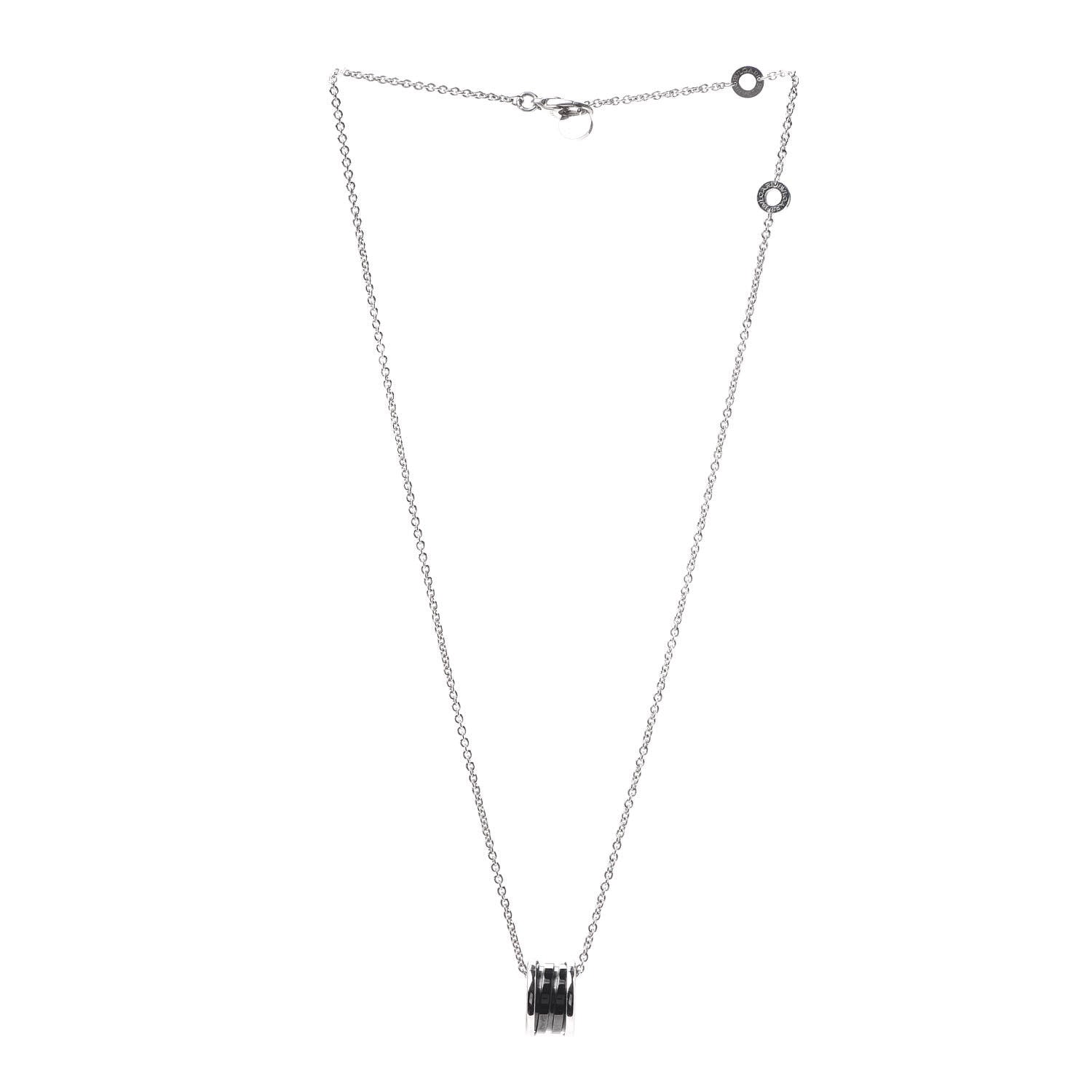 Bulgari Sterling Silver Ceramic Save The Children Pendant Necklace 3 of 6